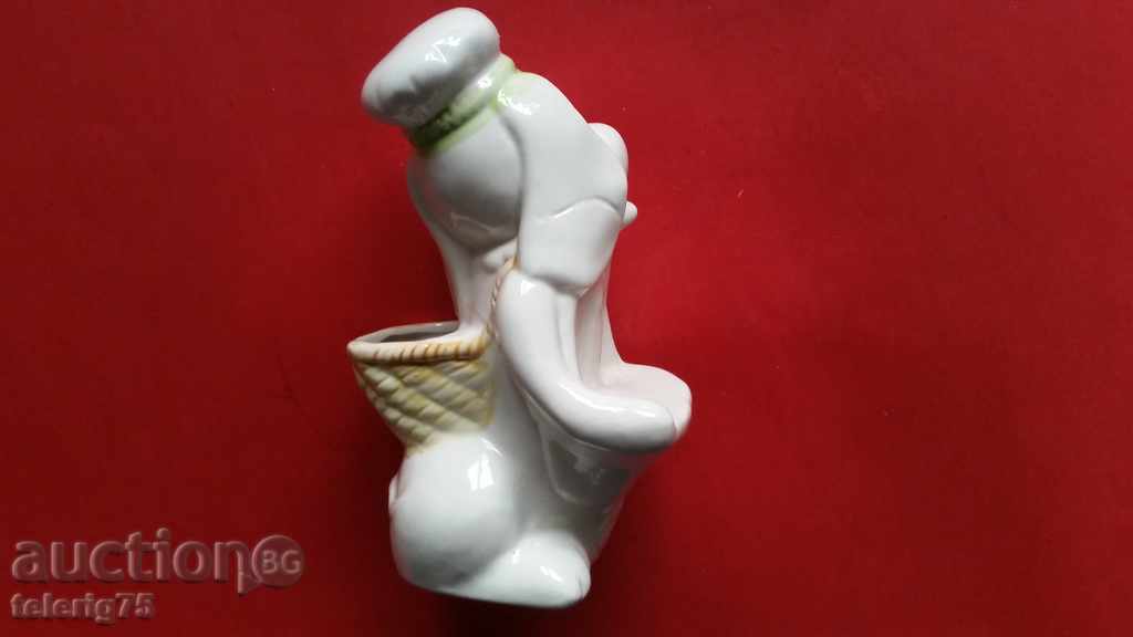 Δημοπρασία Παλιό ειδώλιο από πορσελάνινα σκεύη κουζίνας Δημοπρασία Παλιό ειδώλιο από πορσελάνινα σκεύη κουζίνας