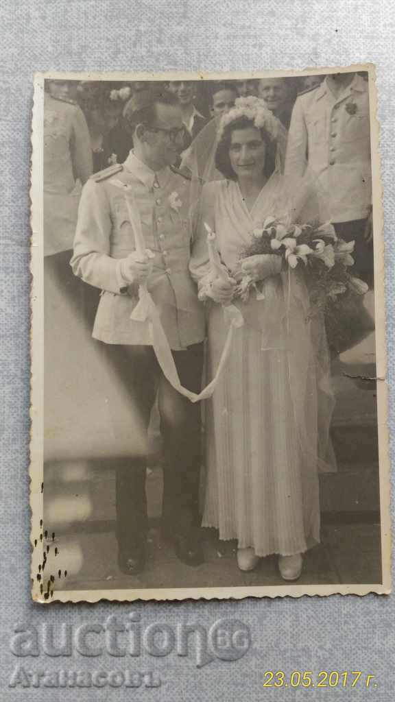 Fotografie veche Nunta lui Filip Kutev 1943 Fotografie veche Nunta lui Filip Kutev 1943