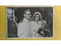 Стара снимка Сватбата на Филип Кутев 1943 г.