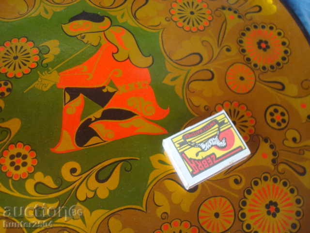 Casserole, tray, wood panel, hand-painted, size 420 mm. with price 24.95 BGN | € 12.76 Casserole, tray, wood panel, hand-painted, size 420 mm. with price 24.95 BGN | € 12.76