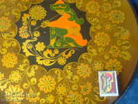Tepsia, tray, Pano-dŭrv, hand-painted, diam. 420mm