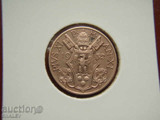 10 Centesimi 1932 Vaticana - XF - 5 10 Centesimi 1932 Vaticana - XF - 5