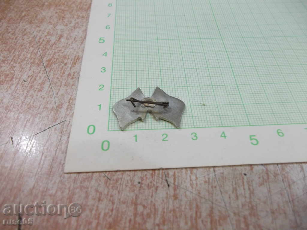 Auction Badge of two flags Auction Badge of two flags