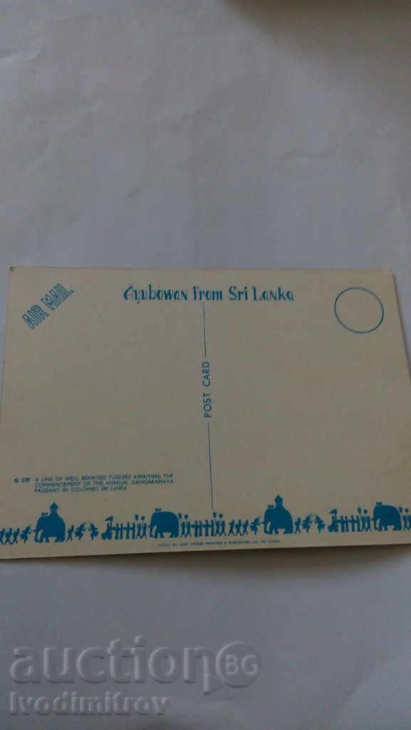 Postcard Colombo Shri Lanka with price 1.35 BGN | € 0.69 Postcard Colombo Shri Lanka with price 1.35 BGN | € 0.69