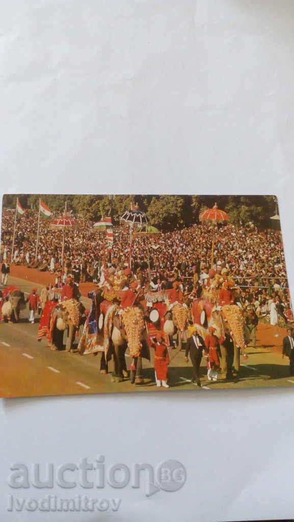 Пощенска картичка New Delhi Republic Day Parade