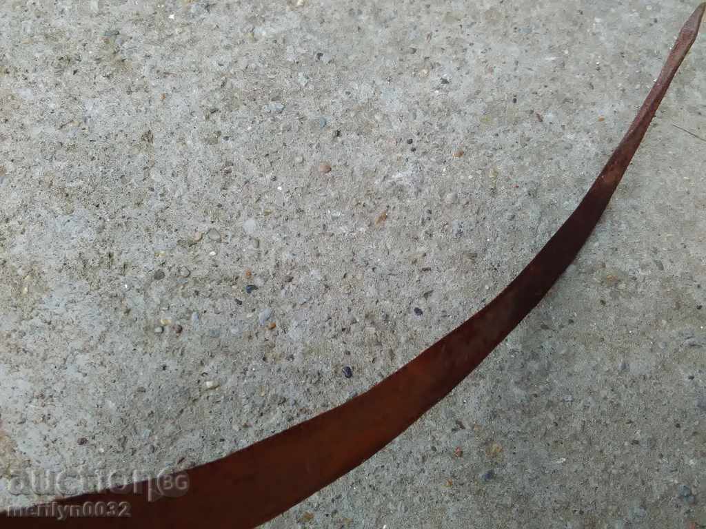 Old sickle, blade, wrought iron - 7 Old sickle, blade, wrought iron - 7