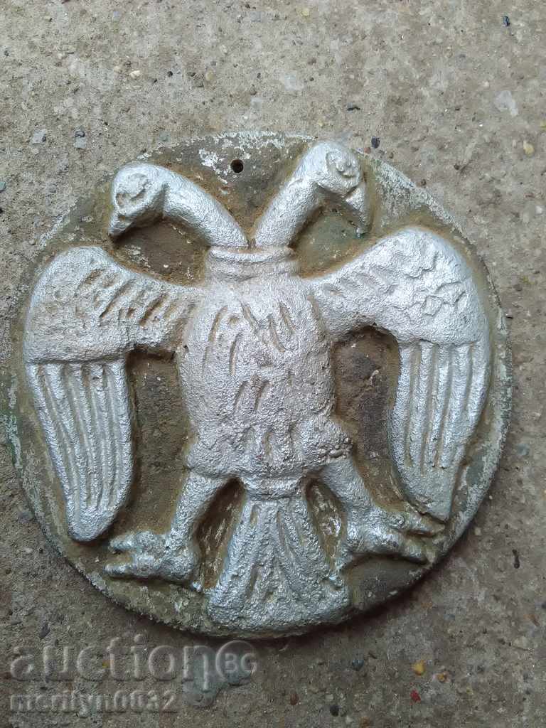 Metal ornaments figure double-headed eagle bas-relief 3.5kg bronze - 6 Metal ornaments figure double-headed eagle bas-relief 3.5kg bronze - 6