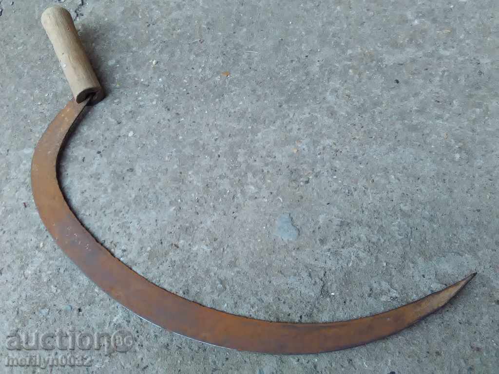 Old sickle, blade, wrought iron - 6 Old sickle, blade, wrought iron - 6