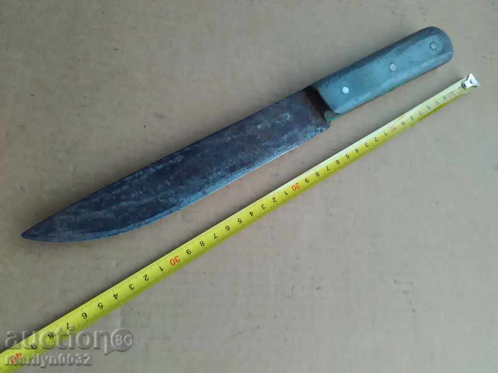 Auction Old butcher knife Auction Old butcher knife