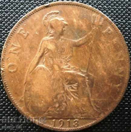 1 penny 1913 - Great Britain