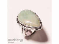 SILENT ART RING WITH AMAZONITE Size 55