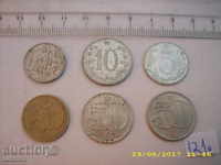 COLLECTION OF 6 Coins CHEESE WEDGE DIFFERENT YEARS 1953