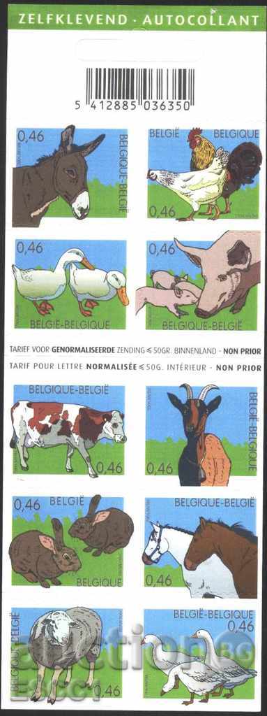 Чисти марки в карнетка Домашни животни  2006 от Белгия