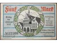 Germany 5 Mark 1918 VF Rare