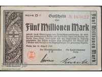 Germany 5,000,000 Mark 1923 VF Rare