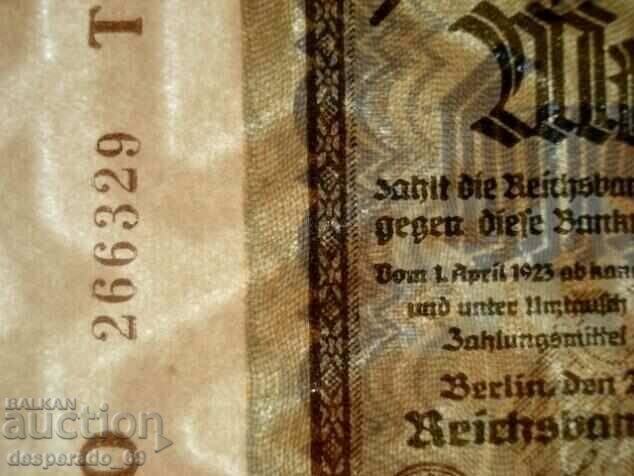 (¯`'•.¸GERMANY 5000 marks 02.12.1922 UNC (2)¸.•'´¯) with price 9.50 BGN | € 4.86 (¯`'•.¸GERMANY 5000 marks 02.12.1922 UNC (2)¸.•'´¯) with price 9.50 BGN | € 4.86