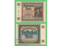 (¯`'•.¸GERMANY 5000 marks 02.12.1922 UNC (2)¸.•'´¯)