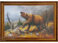 Roaring bear, picture for hunters