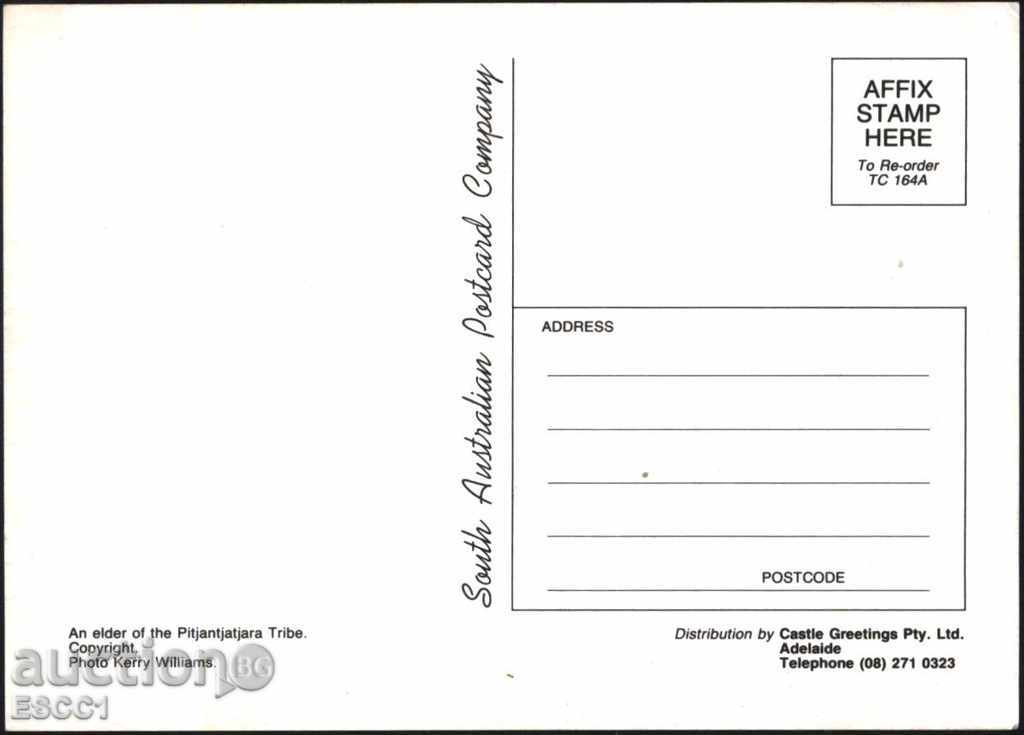 Postcard Elder of a tribe from Australia with price 2.00 BGN | € 1.02