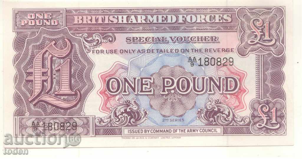 ++ Marea Britanie-1 Pound-1948-P-M22a-Papier ++