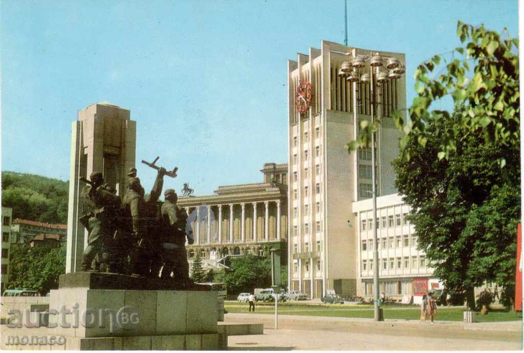Καρτ ποστάλ - Γκάμπροβο, Μνημείο των Πεσόντων