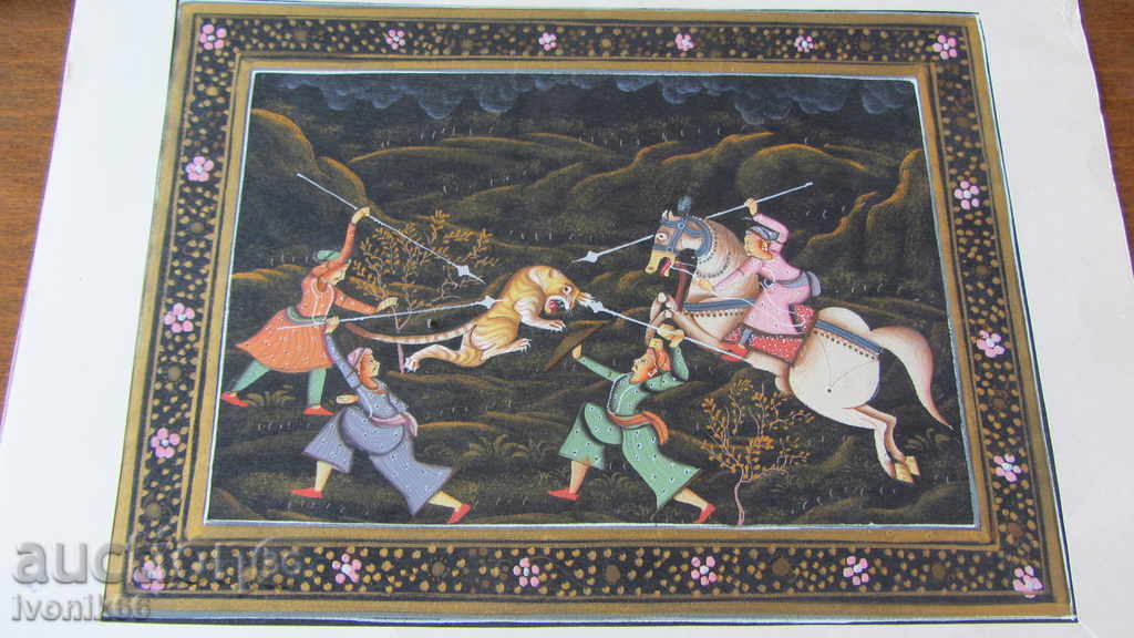 hand-made old silk painting IS NOT PRINTED with price 120.00 BGN | € 61.36 hand-made old silk painting IS NOT PRINTED with price 120.00 BGN | € 61.36