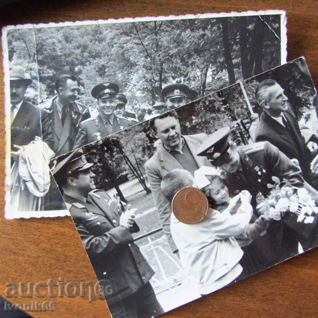 2 br.originalni ΤΙΣ ΜΗ ΔΗΜΟΣΙΕΥΘΕΙΣΕΣ φωτογραφίες με τον Γιούρι Γκαγκάριν στη Βάρνα