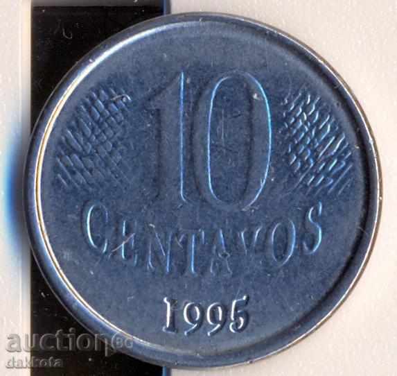 Brazilia 10 centavos 1995