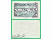 (¯` '• .¸GERMANIYA (Phoenix) 5 milioane de mărci anul 1923. •' '°)