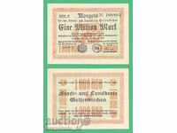 (Gelsenkirchen) 1 million marks 1923. • • • •)