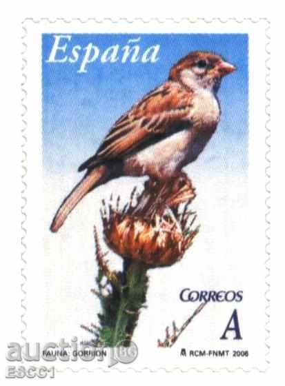 Чисти марки Фауна Птица 2006 от Испания