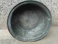 Χάλκινη λεκάνη χάλκινη χάλκινη λεκάνη λέβητα λεκάνης