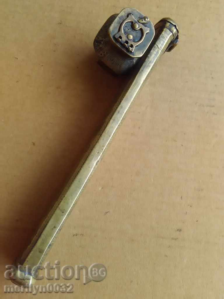 Otoman divit devit călimară începutul secolului al XIX-lea ORIGINAL - 5