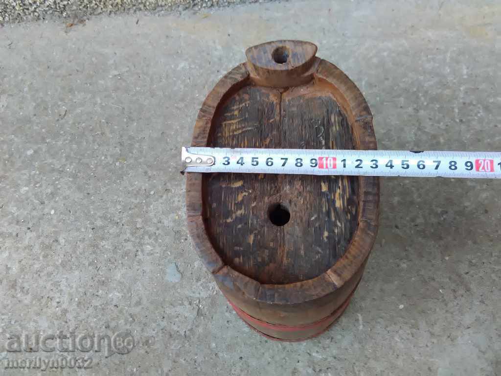 Old bucket, flask, barrel, crank, wooden with price 76.00 BGN | € 38.86 Old bucket, flask, barrel, crank, wooden with price 76.00 BGN | € 38.86