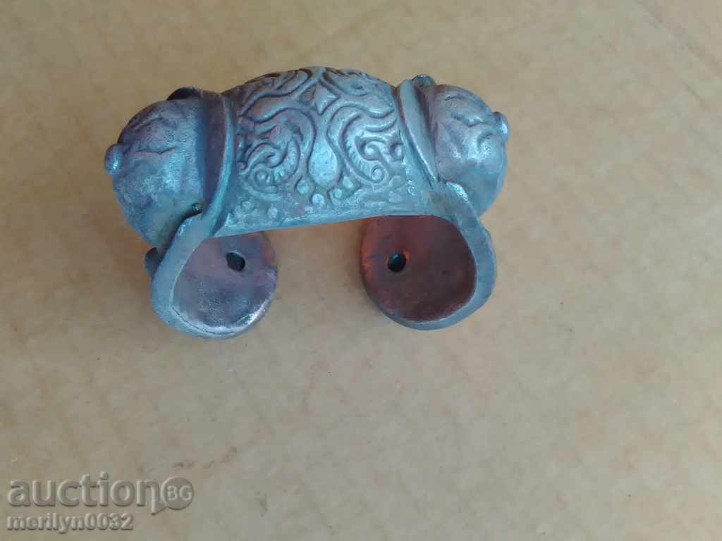 Renaissance wedding silver bracelet slingshot, Sachan jewelry - 7