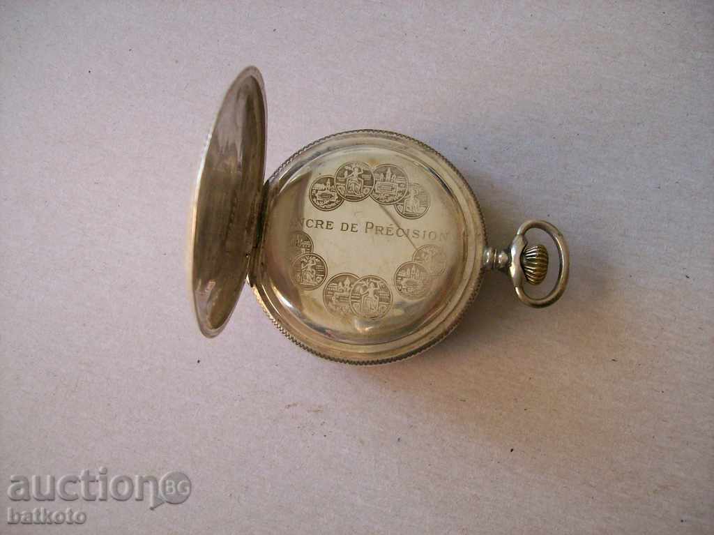 Delivery of Very old silver pocket watch ANCRE DE PRECISION Delivery of Very old silver pocket watch ANCRE DE PRECISION