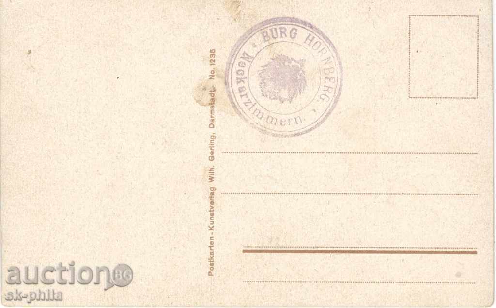 Old postcard - Burghof, Germany - castle with price 2.50 BGN | € 1.28