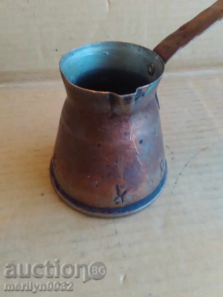 Auction Old copper tin, coffee, baker, copper pot Auction Old copper tin, coffee, baker, copper pot