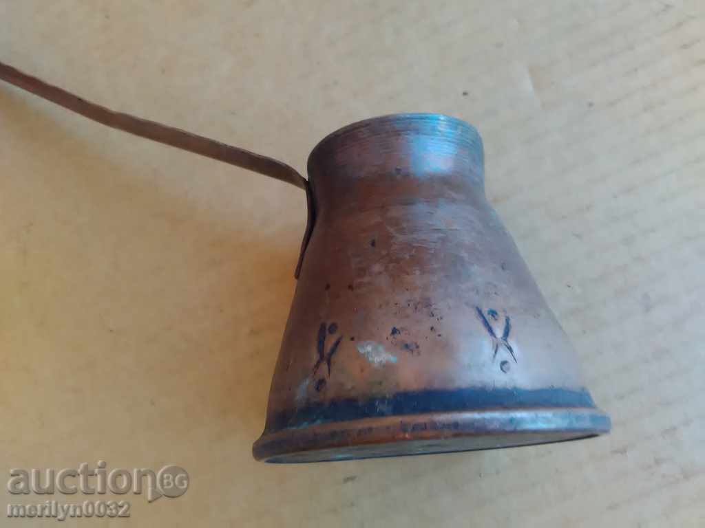 Old copper tin, coffee, baker, copper pot - 5 Old copper tin, coffee, baker, copper pot - 5