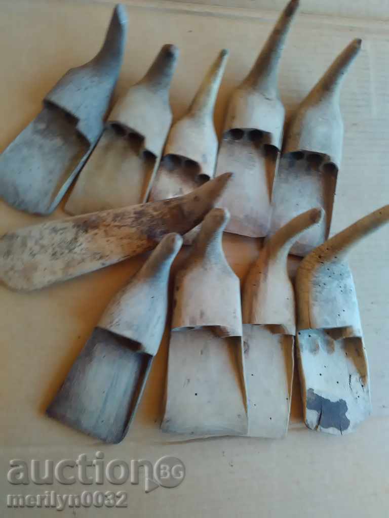 Lot 10 palmarkers palm tree the wooden sickle - 5 Lot 10 palmarkers palm tree the wooden sickle - 5