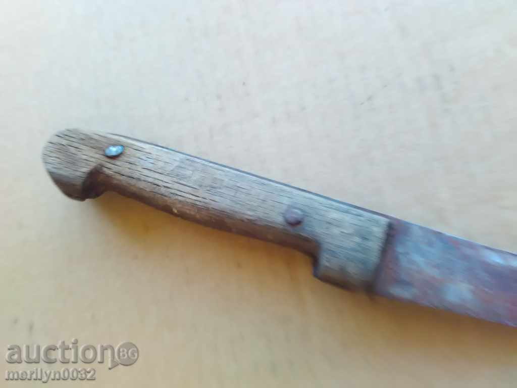 Auction Old butcher, knife, knife Auction Old butcher, knife, knife