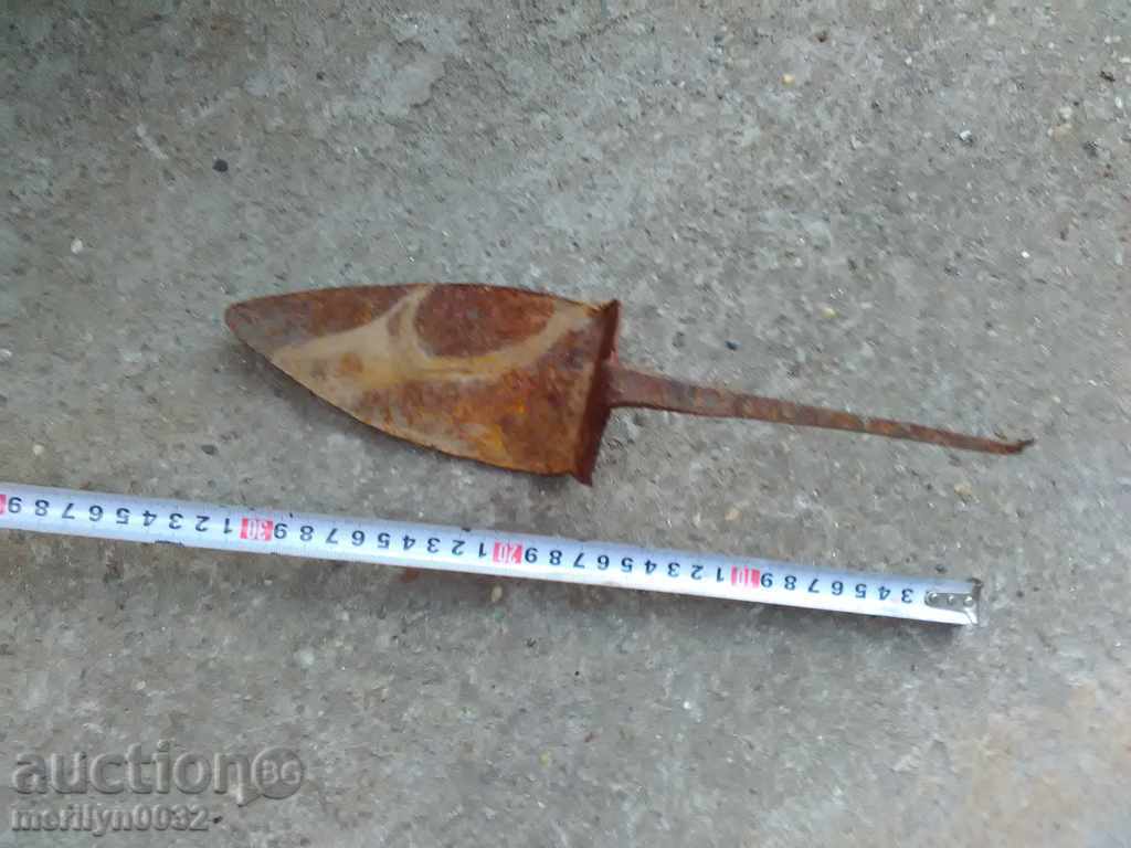 Device, tool, wrought iron trowel - 5