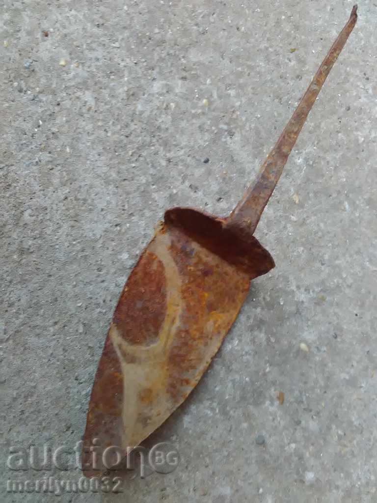 Device, tool, wrought iron trowel - 6