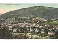 Стара пощенска картичка - Баден - Баден, Общ изглед, 1910 г.