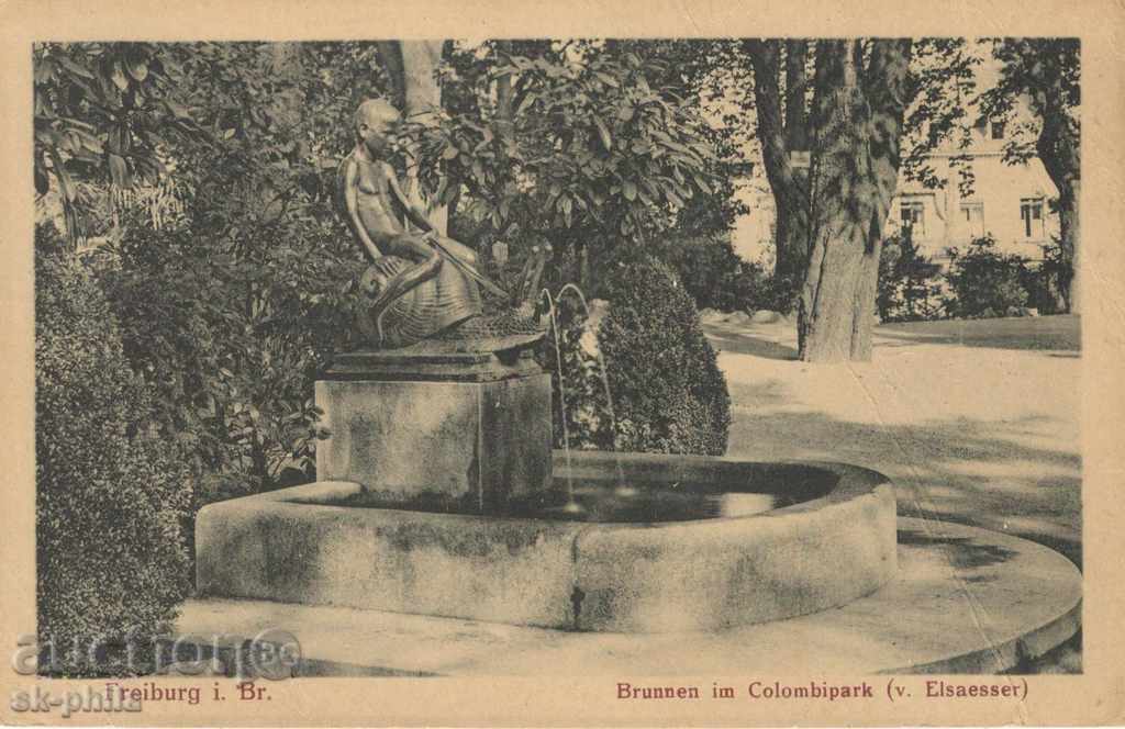 Old postcard - Freiburg, Shadravan