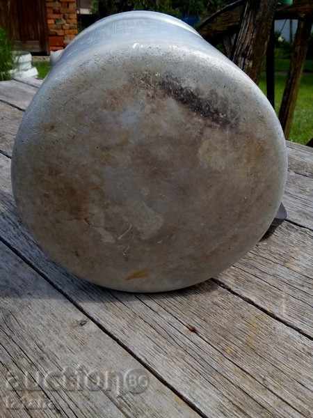 Old aluminum jug, jug - 5