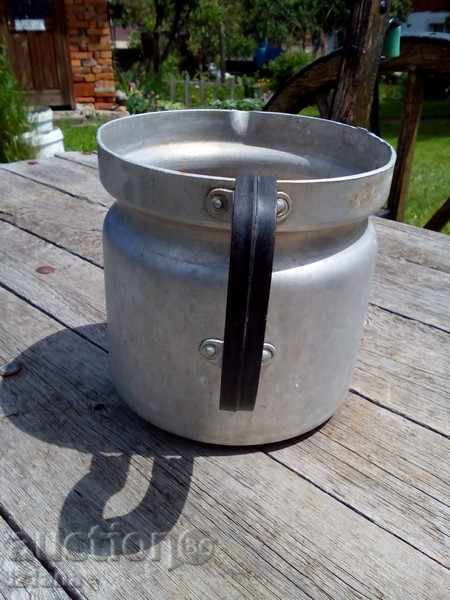 Old aluminum jug, jug - 7
