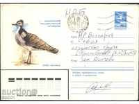 Пътувал  плик   Фауна Птица 1983  от СССР