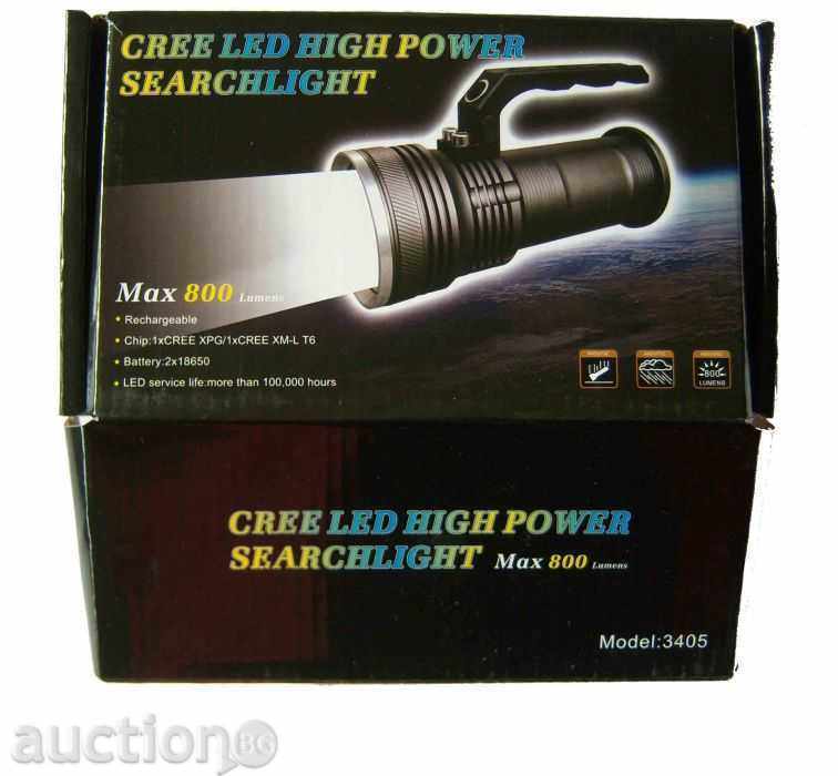 Stable and very powerful lantern 800 lm with price 24.00 BGN | € 12.27 Stable and very powerful lantern 800 lm with price 24.00 BGN | € 12.27