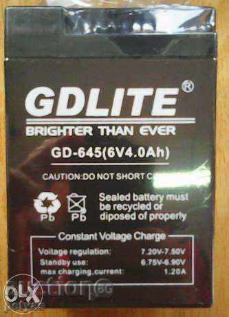 Акумулатор   6V/4Ah гелов GDLITE GD-640